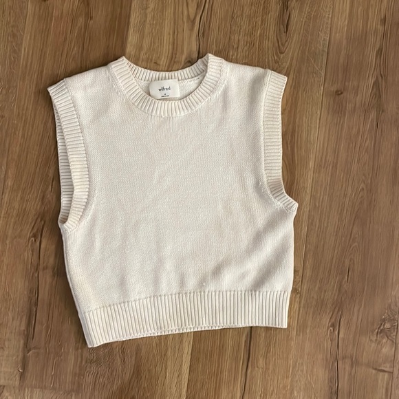 Aritzia | Sweaters | Aritzia Wilfred Alps Sweater Vest | Poshmark